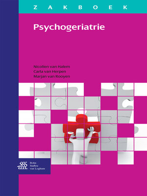cover image of Zakboek Psychogeriatrie